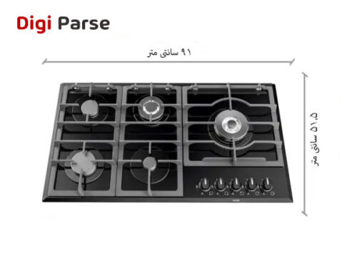 قیمت اجاق گاز صفحه ای آلتون مدل G523N