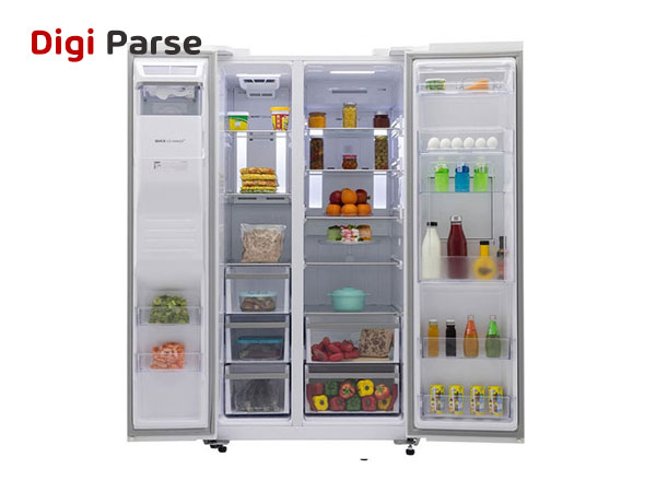 مشخصات یخچال فریزر ساید بای ساید اسنوا 27 فوت مدل S1Di-S100-W