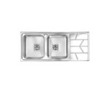 سینک ظرفشویی توکار اخوان کد 388S