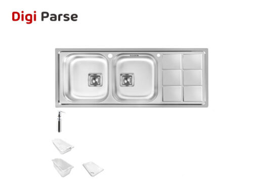 قیمت سینک ظرفشویی توکار اخوان کد 500