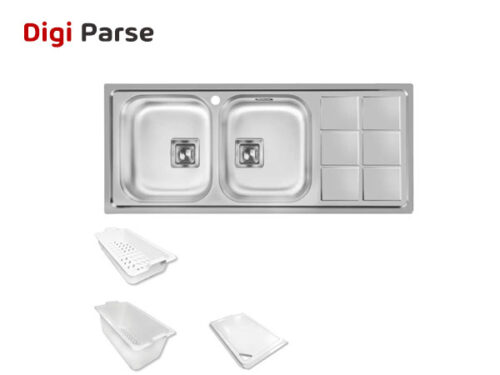 قیمت سینک ظرفشویی توکار اخوان کد 500S