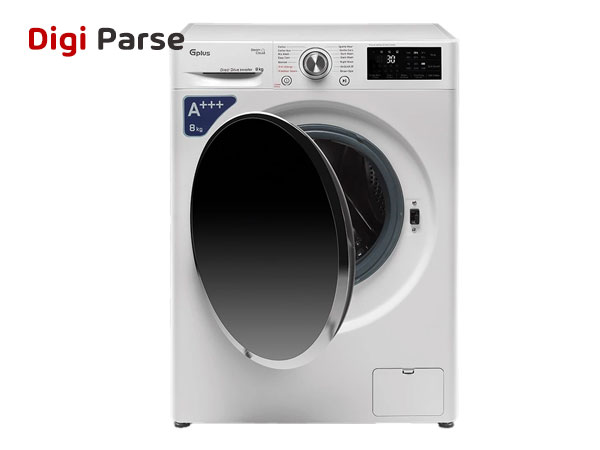 فروش ماشین لباسشویی جی پلاس مدلGWM-M880W ظرفیت 8 کیلوگرم