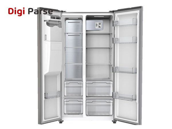 قیمت یخچال فریزر ساید بای ساید 28 فوت ایکس ویژن مدل HS600-WI