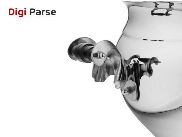 قیمت سماور گاز سوز عالی نسب مدل ارس سیمین گنجایش 8.5 لیتر