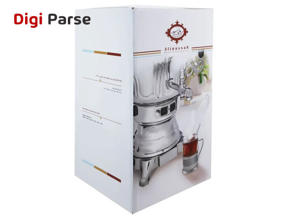 خرید سماور گازی عالی نسب مدل ارس نفیس طلائی گنجایش 8.5 لیتر