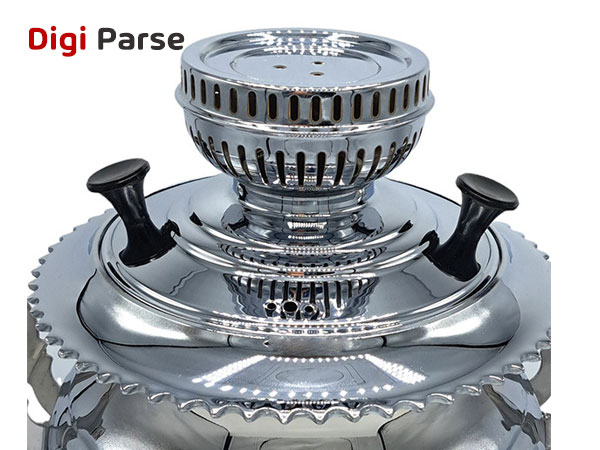 خرید سماور گازی عالی نسب مدل نقشینه ظرفیت 6 لیتر