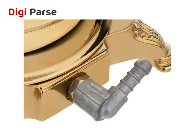 فروش سماور گازی عالی نسب مدل نگین نفیس گنجایش 6 لیتر