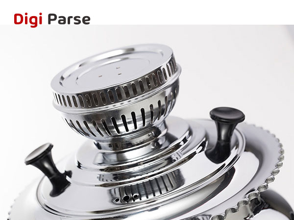 قیمت سماور گازی عالی نسب مدل گنجینه ظرفیت 6 لیتر