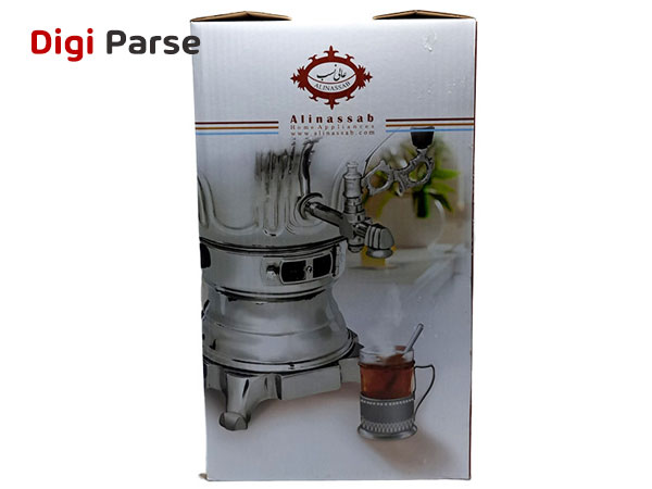 خرید سماور گازی عالی نسب مدل گنجینه ظرفیت 6 لیتر