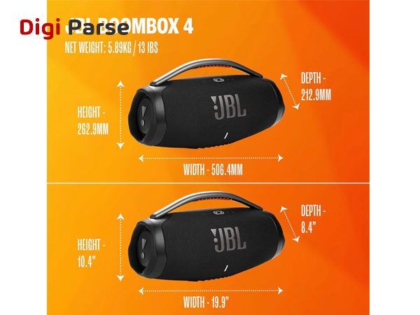 خرید اسپیکر بلوتوثی قابل حمل جی بی ال مدل JBL Boombox 4